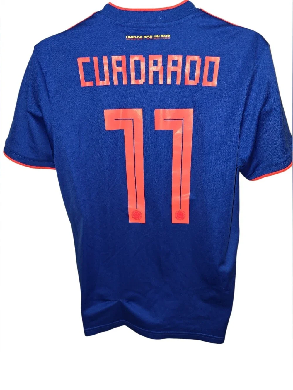 Adidas COLOMBIA Soccer Jersey #11 Cuadardo Adult Large